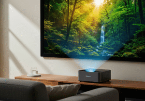 Projektor Ultra Krótkiego Rzutu (UST) Hisense L9G: Recenzja z testem na ekranie ALR (Ambient Light Rejecting).